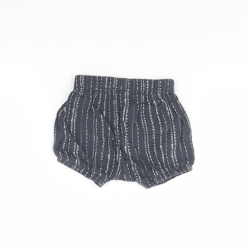 George Baby Grey Striped  Cropped Trousers Size 9 Months