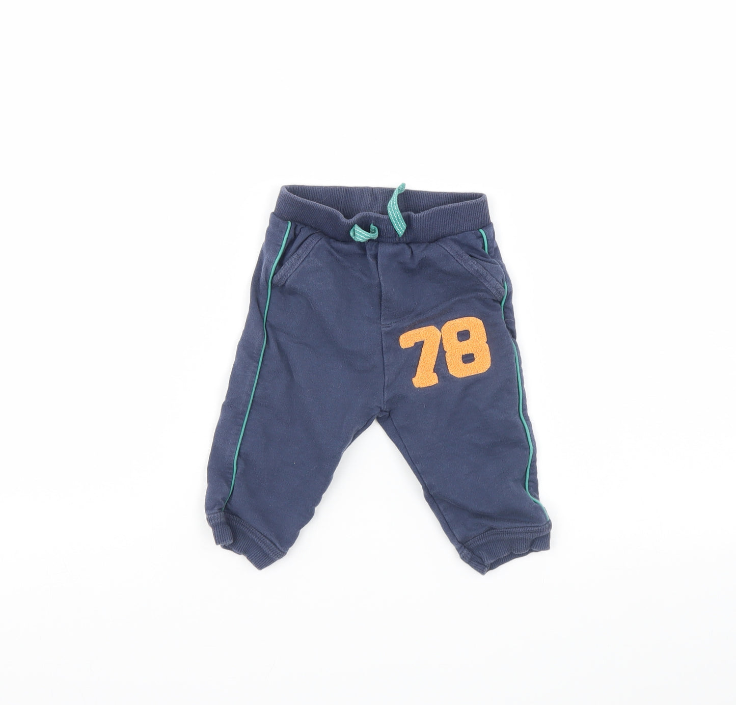 Nutmeg Baby Blue   Jogger Trousers Size 6-9 Months