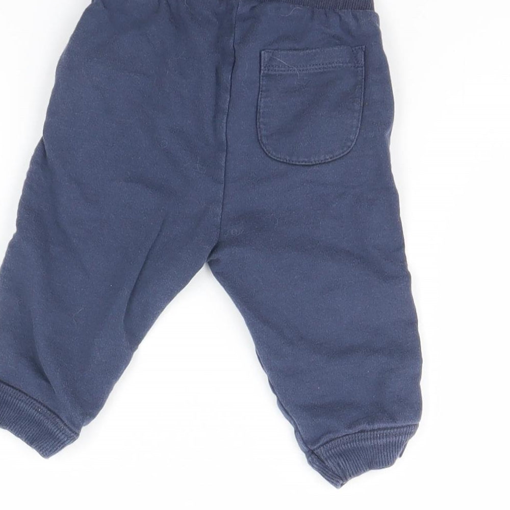 Nutmeg Baby Blue   Jogger Trousers Size 6-9 Months