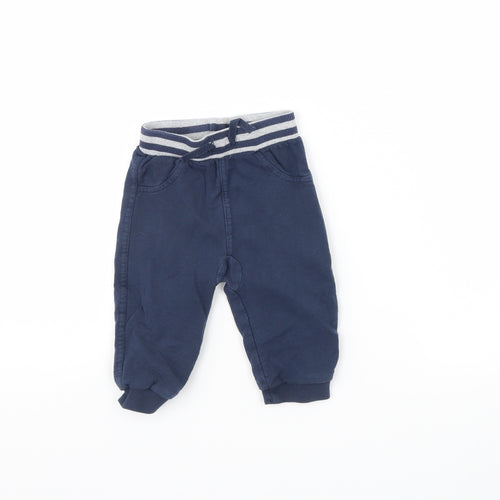 George Baby Blue   Jogger Trousers Size 6-9 Months