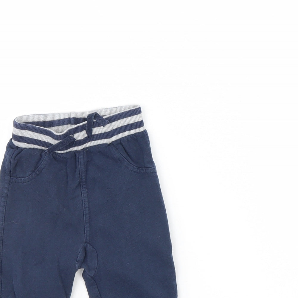 George Baby Blue   Jogger Trousers Size 6-9 Months