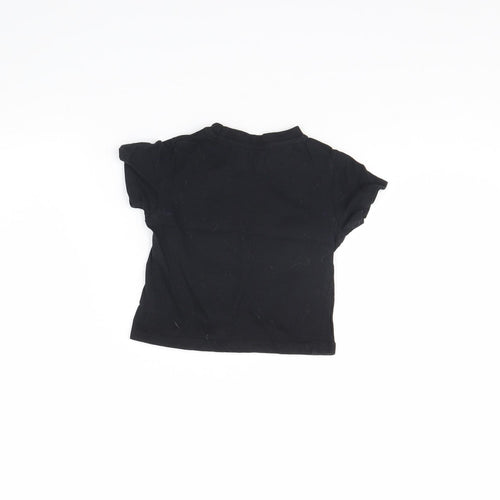 Pep &co Baby Black   Basic T-Shirt Size 9-12 Months