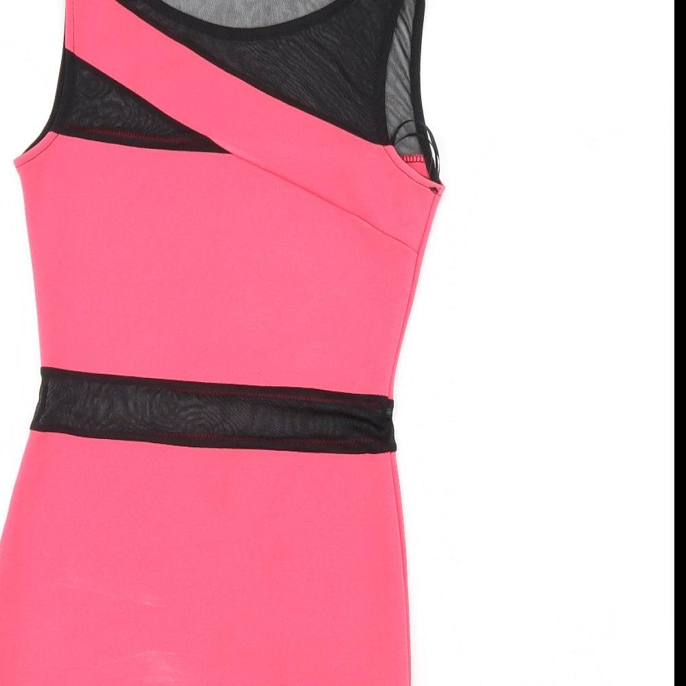 Quiz Womens Pink   Sheath  Size 8