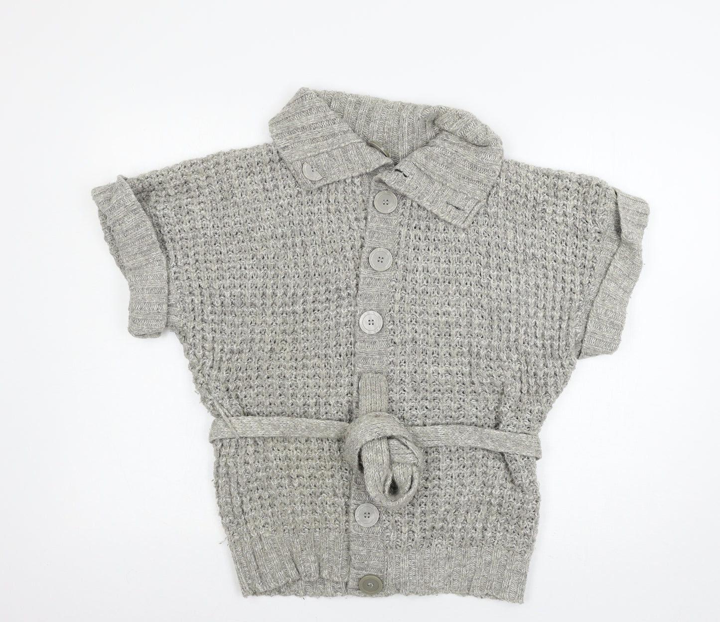 Atmosphere Womens Grey  Knit Cardigan Jumper Size 8