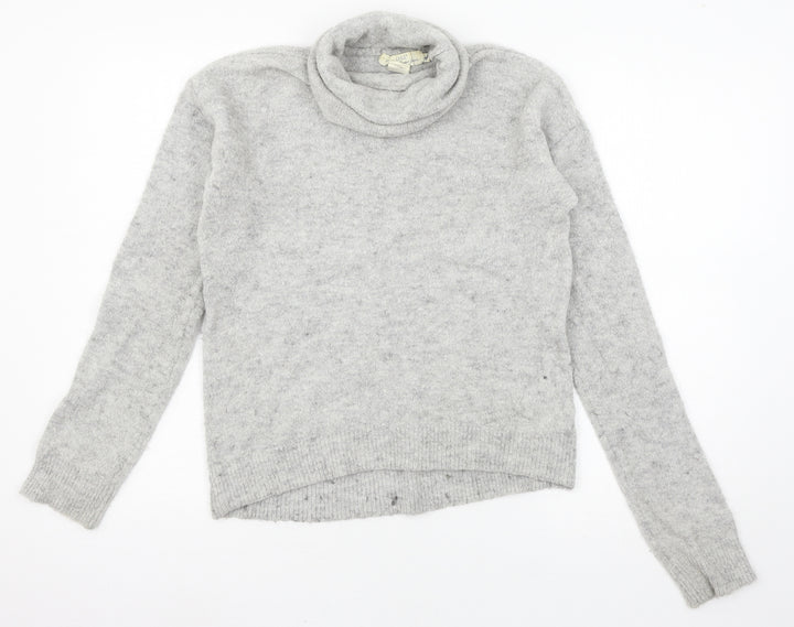 H&M Womens Grey Knit Pullover Jumper Size S
