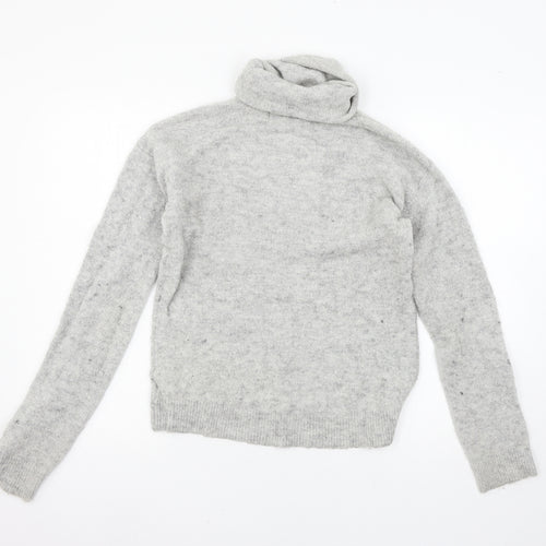 H&M Womens Grey  Knit Pullover Jumper Size S