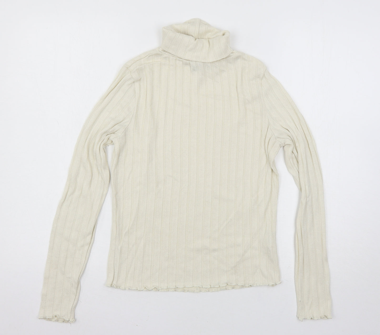 Primark Womens Ivory  Jersey Basic T-Shirt Size 10