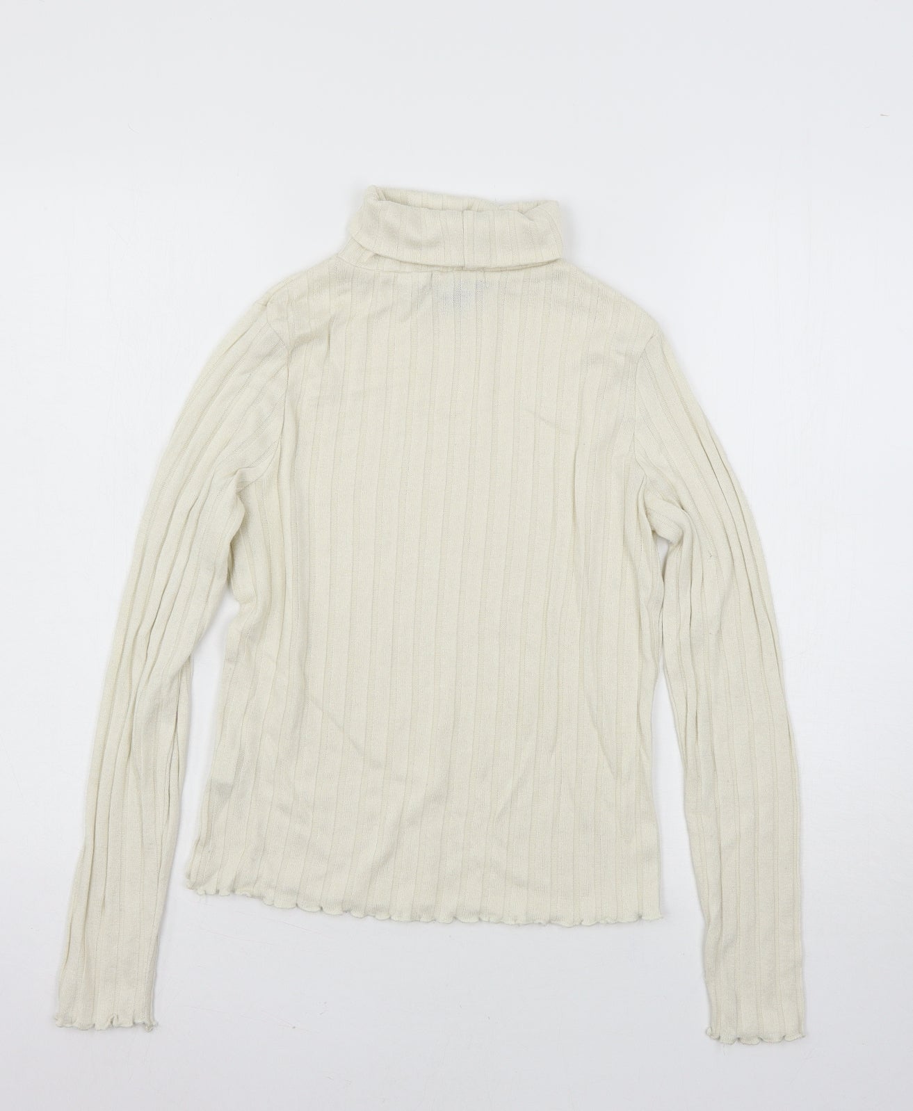 Primark Womens Ivory  Jersey Basic T-Shirt Size 10