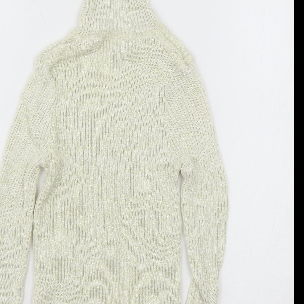 TU Girls Ivory  Knit Pullover Jumper Size 6 Years