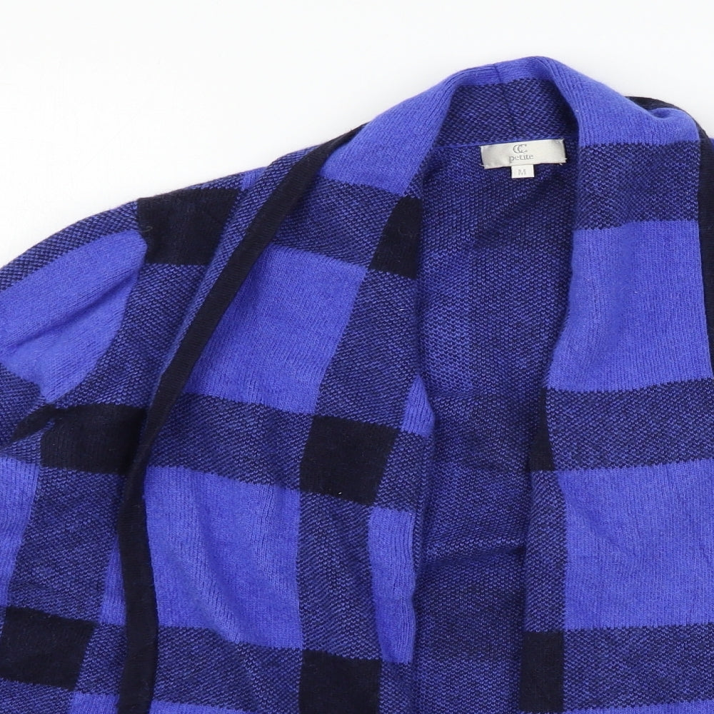 CC Womens Blue  Knit Cardigan Jumper Size M
