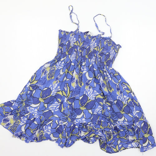 Store Twenty One  Womens Blue Floral  Camisole T-Shirt Size 18