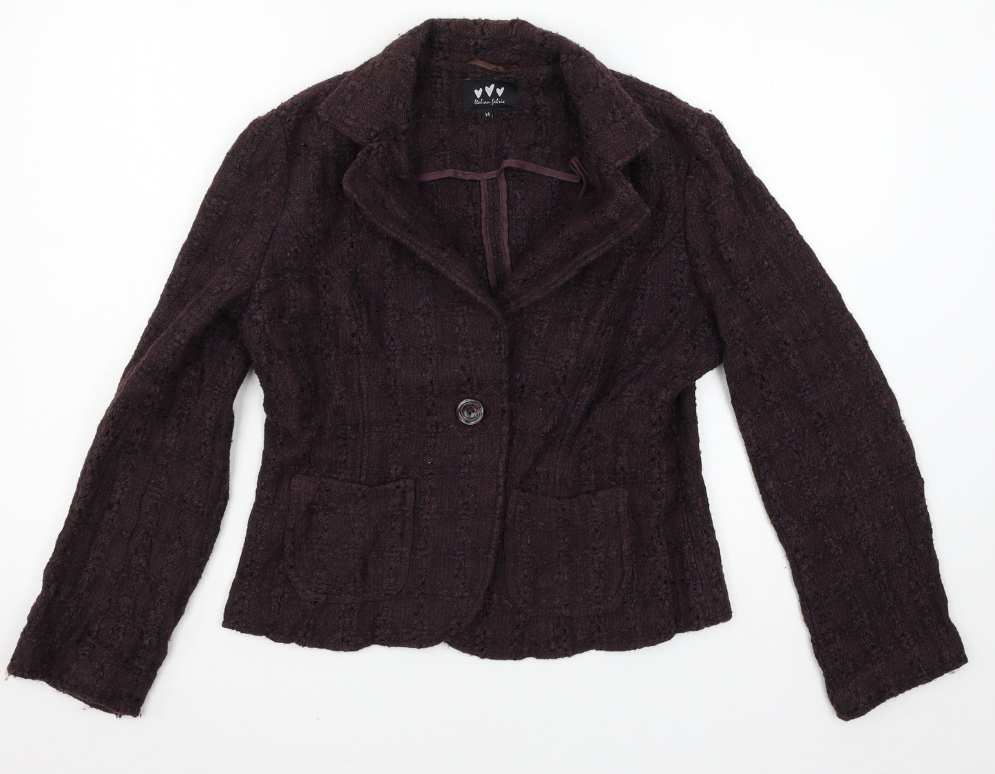 Per Una Womens Purple   Jacket Blazer Size 14