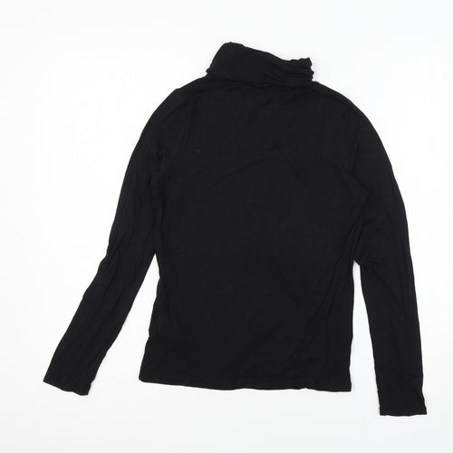 New Look Womens Black  Jersey Basic T-Shirt Size 12