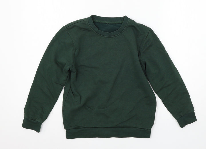 George Boys Green  Jersey Pullover Sweatshirt Size 8-9 Years
