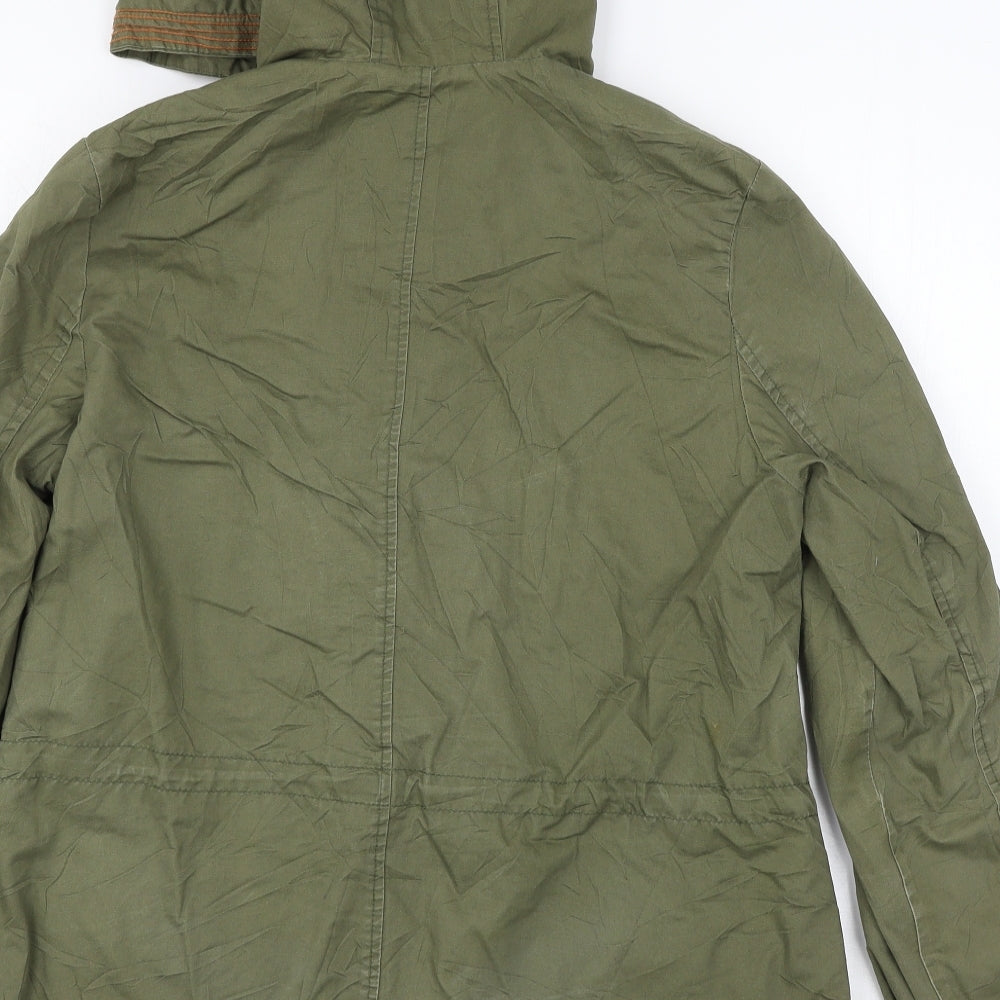 New Look Womens Green   Parka Coat Size 14