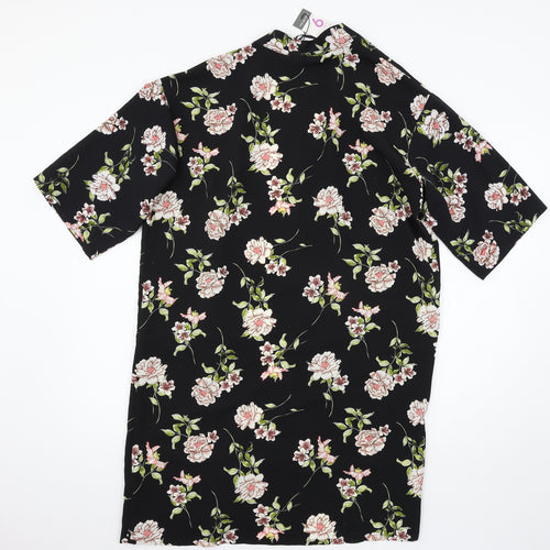 Primark Womens Black Floral  Jacket  Size 6