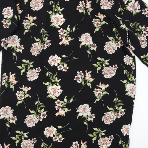 Primark Womens Black Floral  Jacket  Size 6