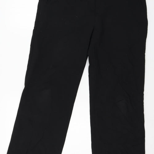 Peacocks Womens Black   Trousers  Size 16 L30 in