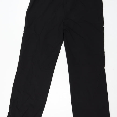 Peacocks Womens Black   Trousers  Size 16 L30 in