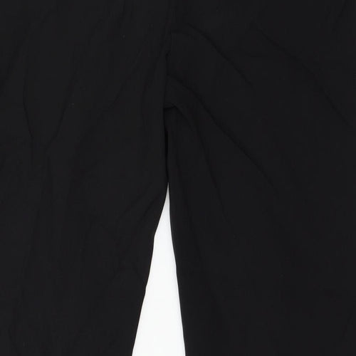 Peacocks Womens Black   Trousers  Size 16 L30 in