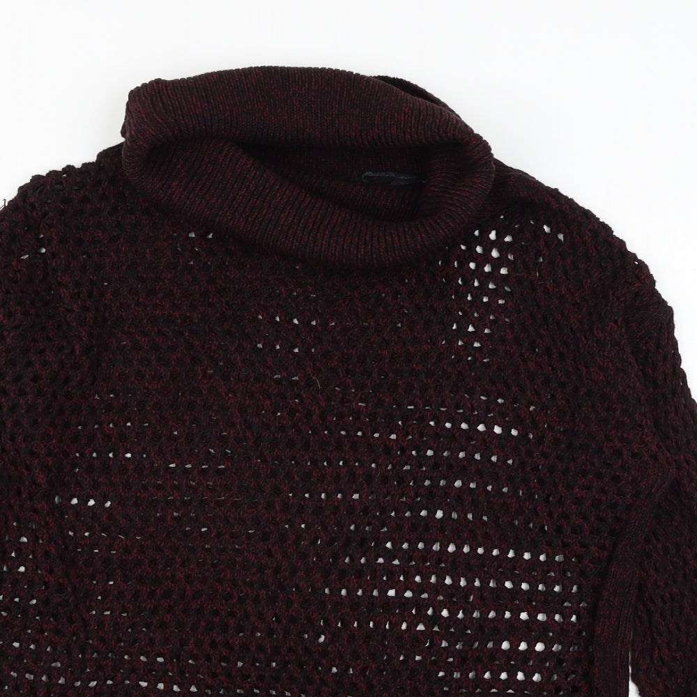 Matalan Womens Purple  Knit Pullover Jumper Size M