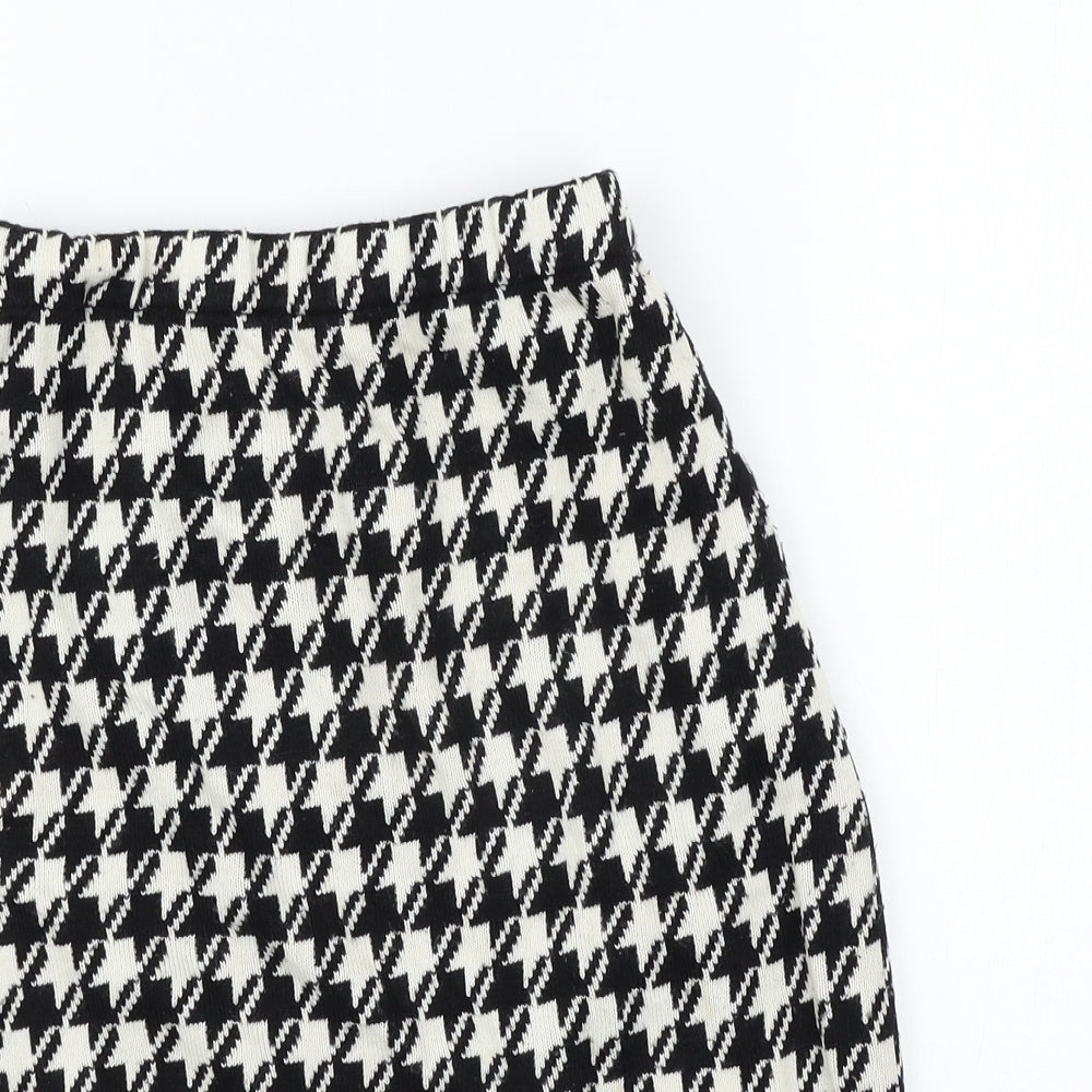 POP Womens Black Houndstooth Knit Straight & Pencil Skirt Size 26 in
