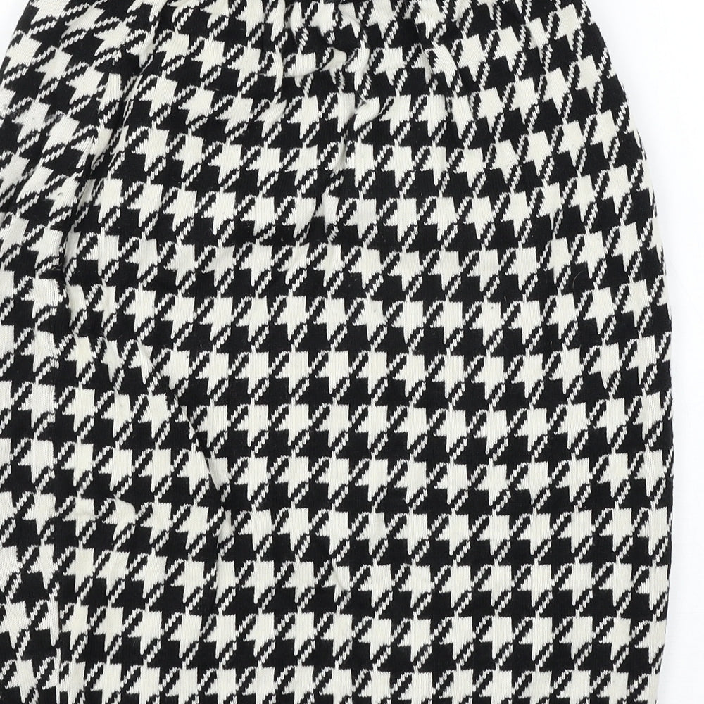 POP Womens Black Houndstooth Knit Straight & Pencil Skirt Size 26 in