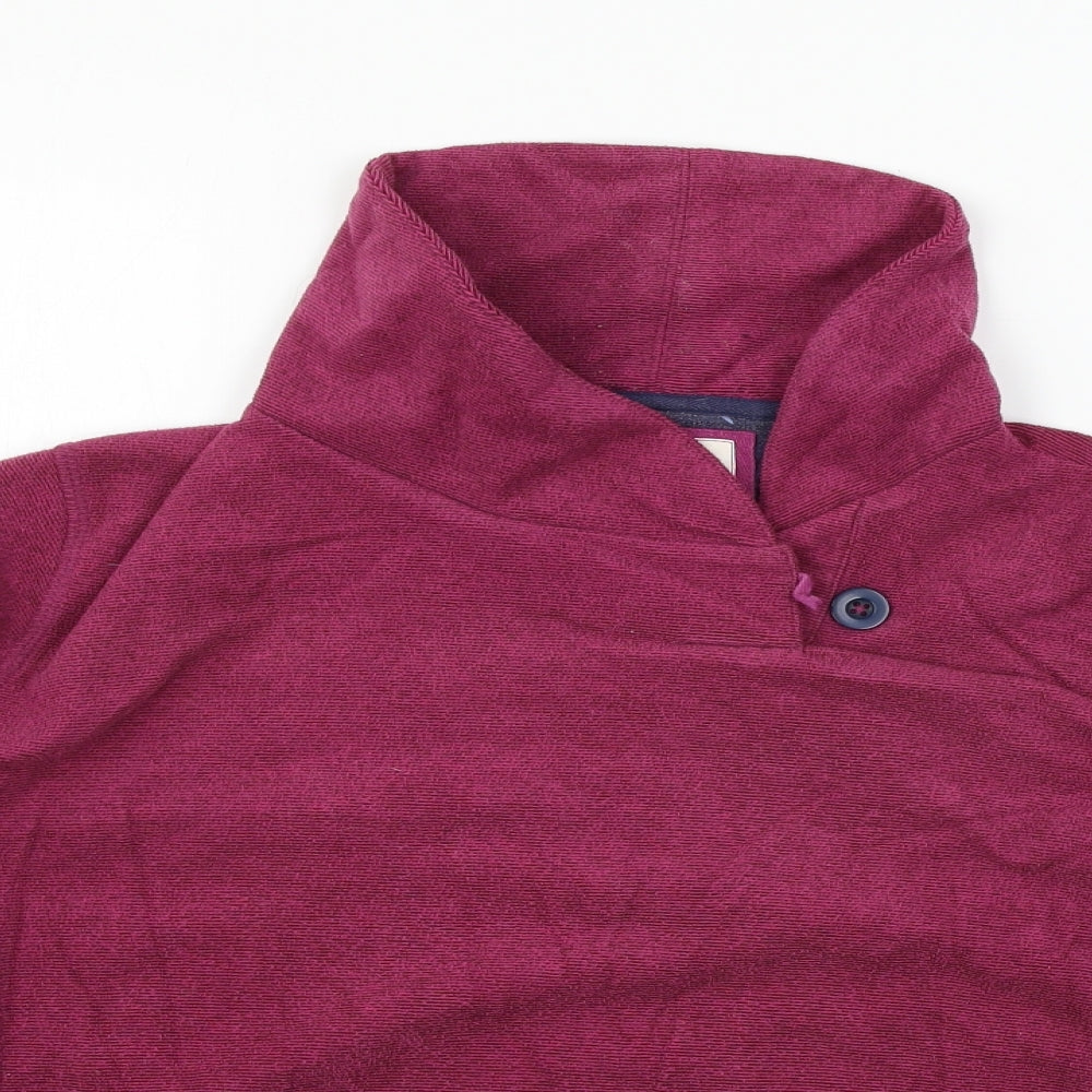 TU Womens Purple  Jersey Pullover Sweatshirt Size 18