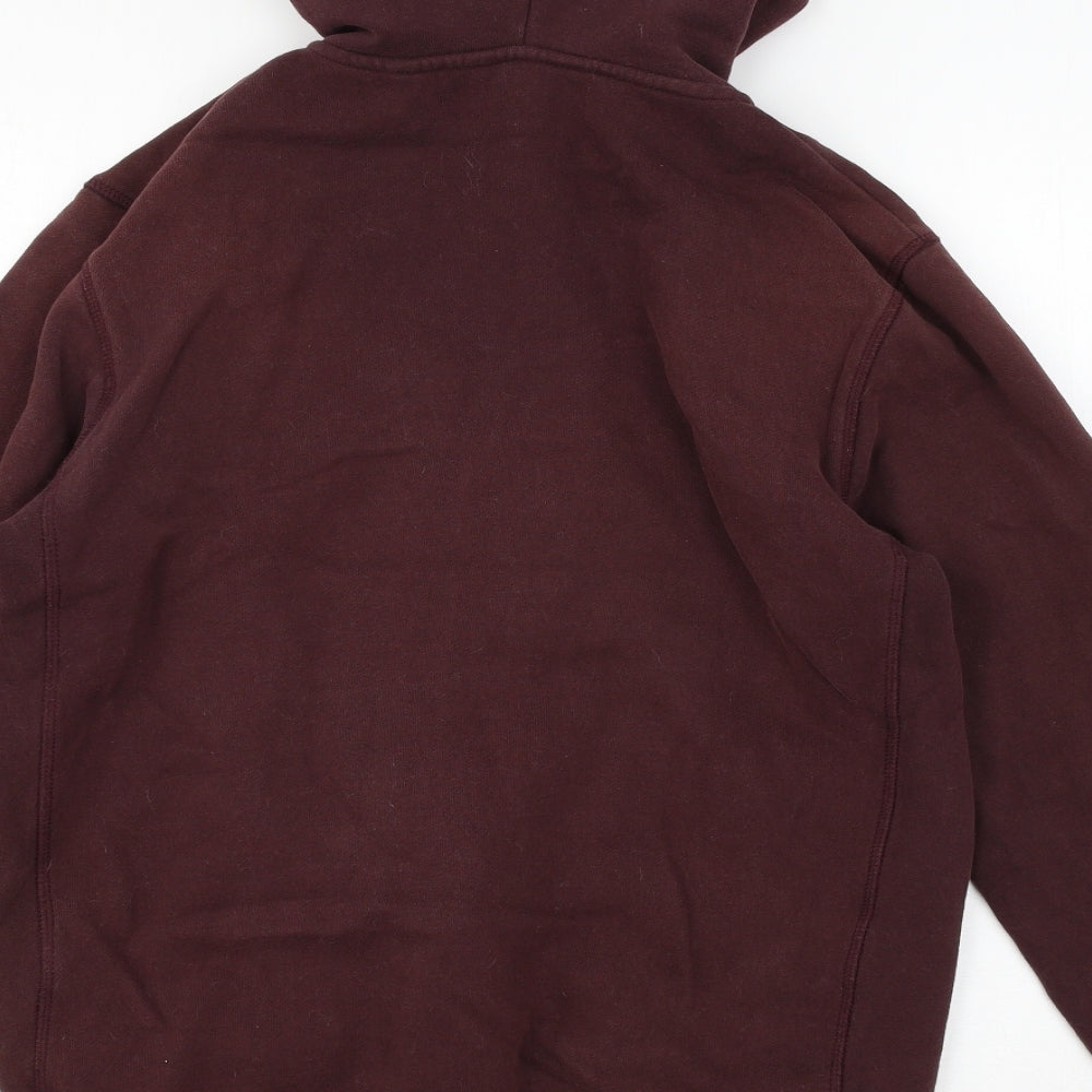 NEXT Womens Brown  Jersey Full Zip Hoodie Size M