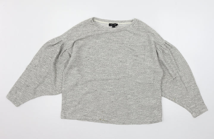 New Look Womens Grey Jersey Pullover Jumper Size S