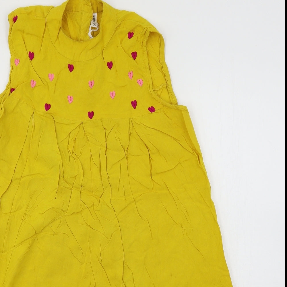 Preworn Womens Yellow   Basic Blouse Size M