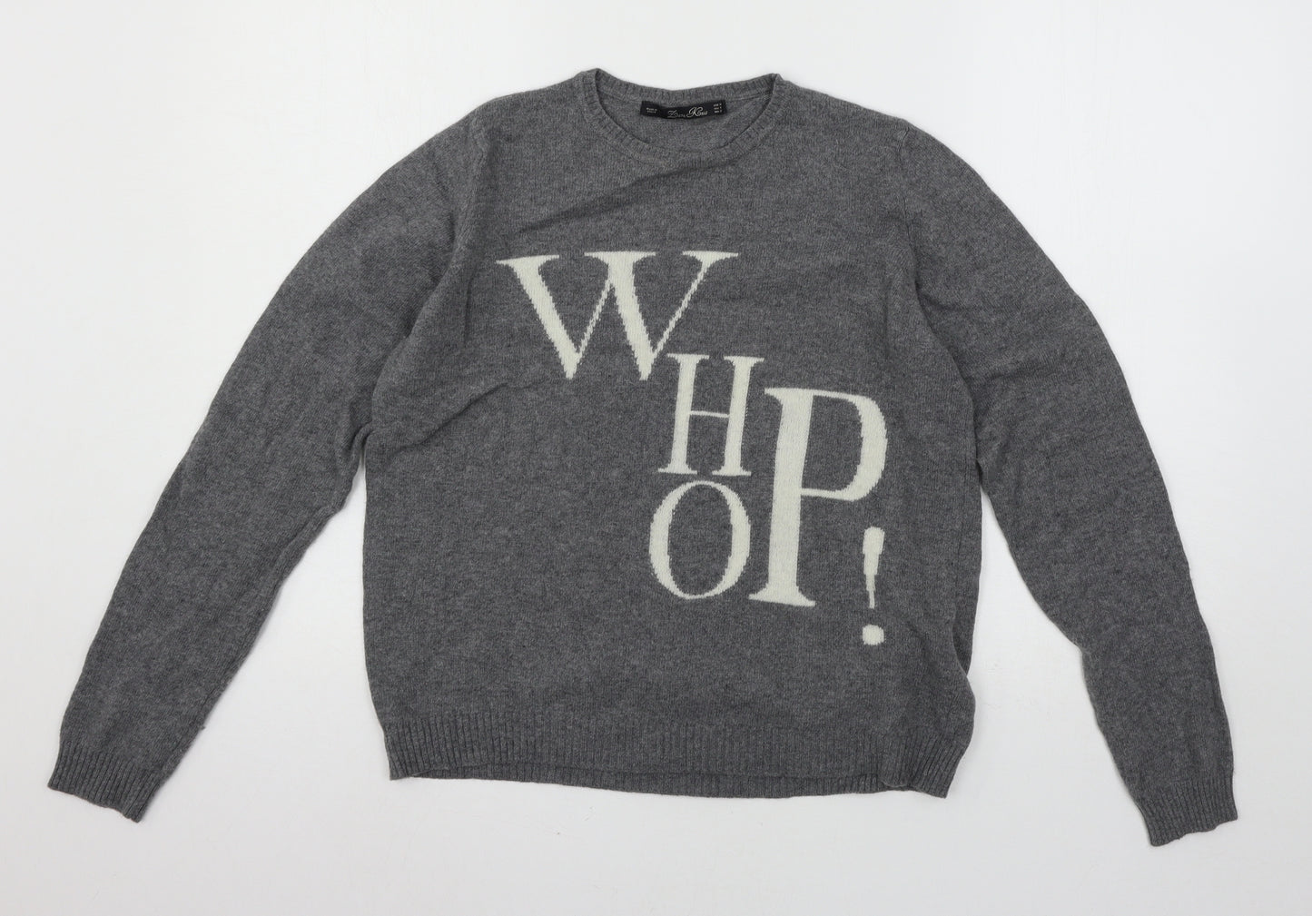 Zara Womens Green  Knit Pullover Jumper Size M  - WHOP!