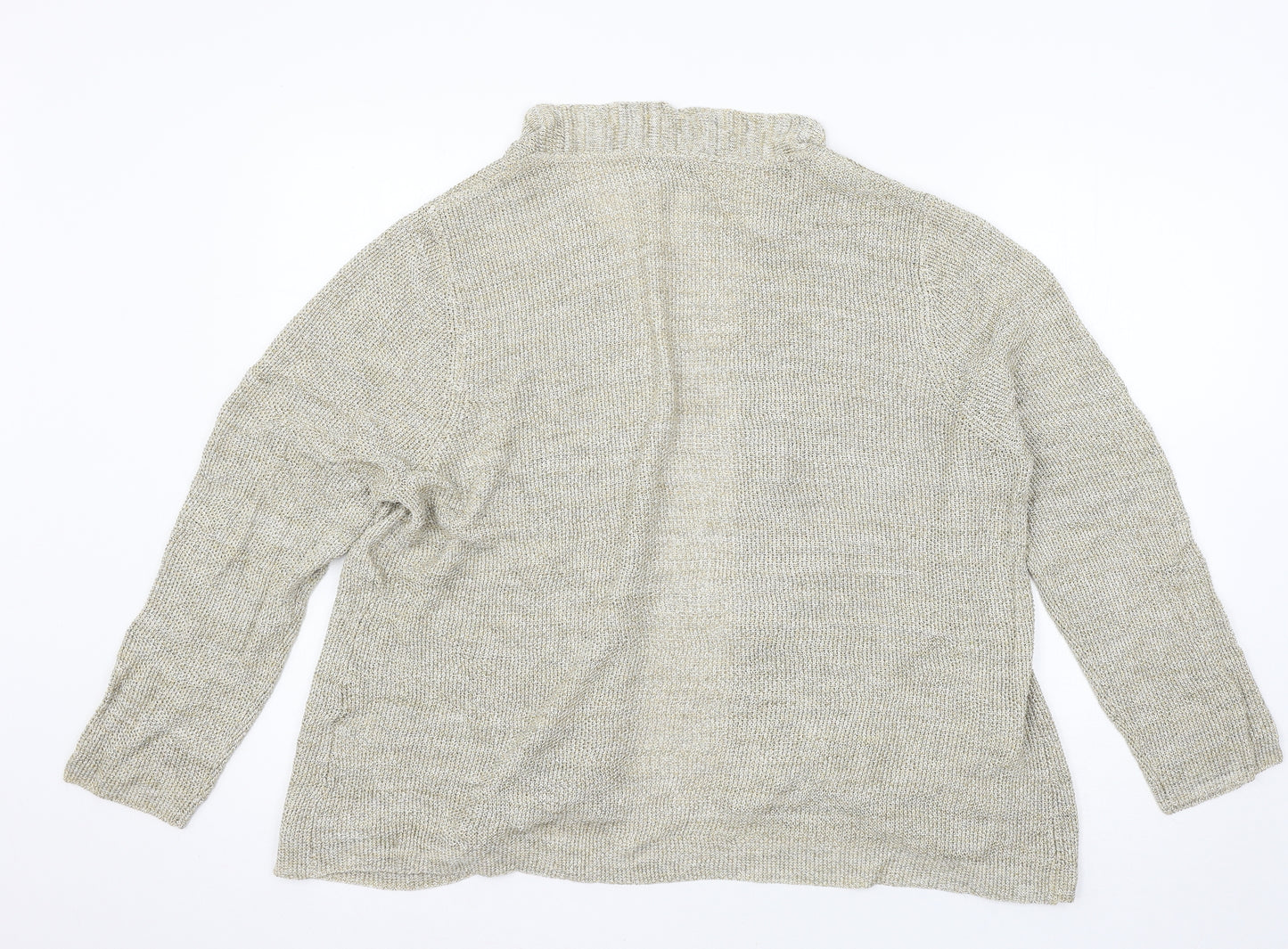 Windsoor Womens Beige  Knit Cardigan Jumper Size L