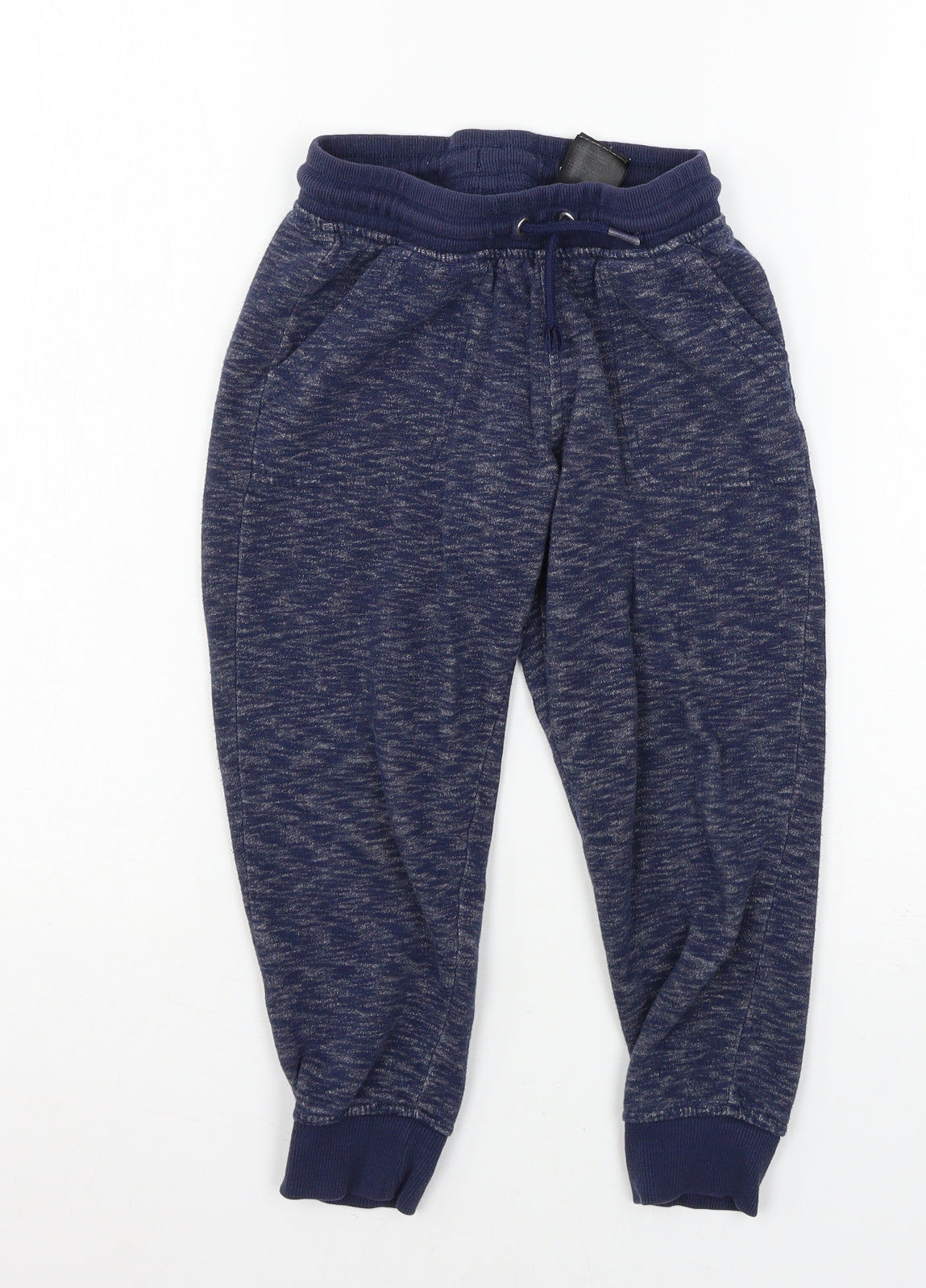 HM Boys Blue  Jersey Jogger Trousers Size 7 Years