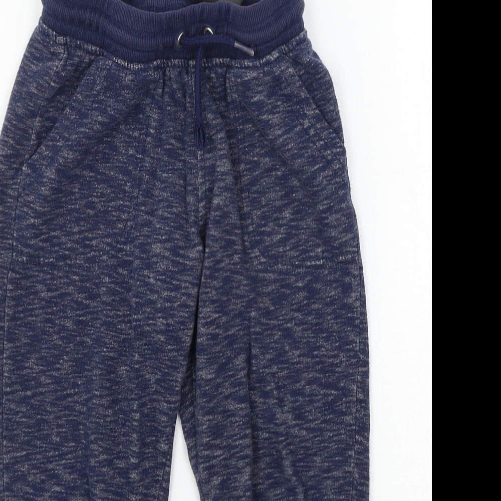 HM Boys Blue  Jersey Jogger Trousers Size 7 Years