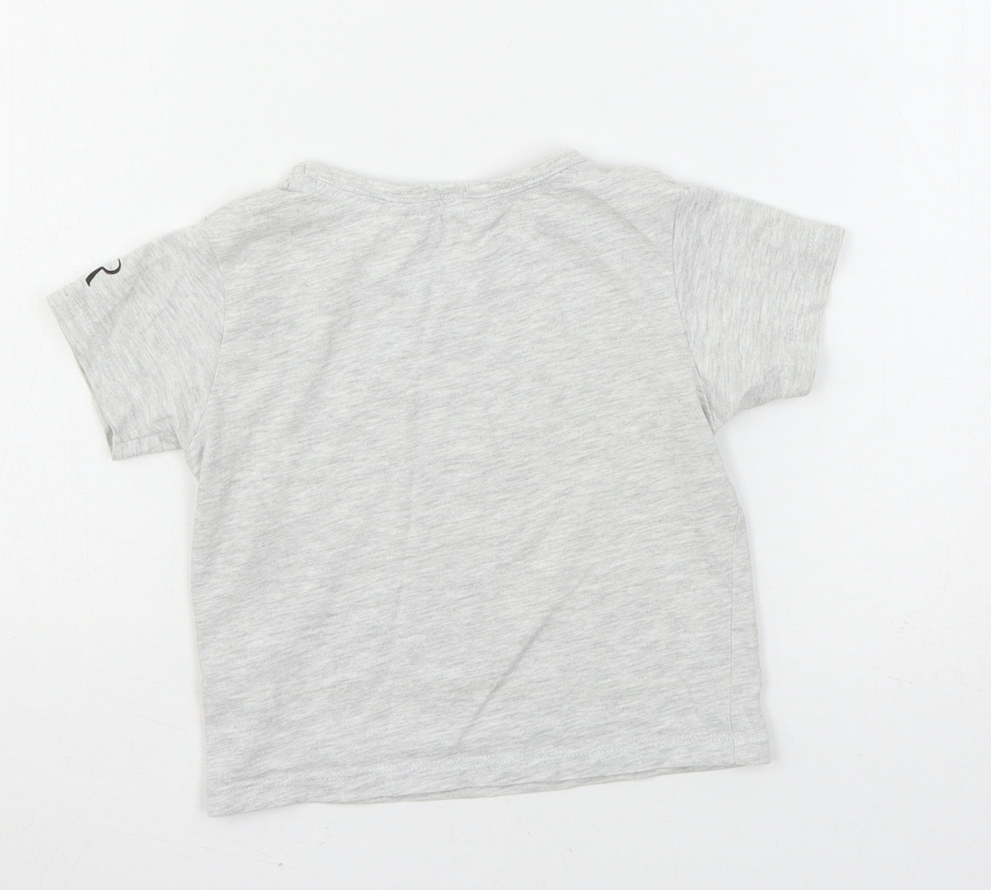 King of Dreams Boys Grey  Jersey Basic T-Shirt Size 12-18 Months  - King of Dreams