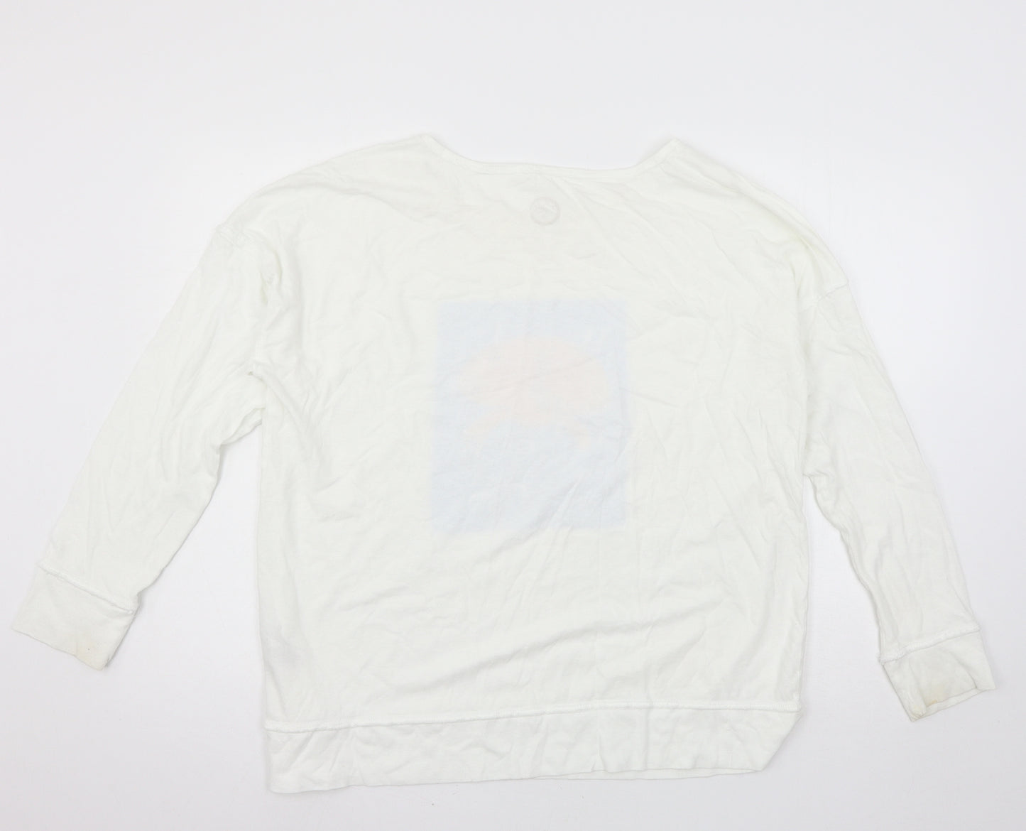 NEXT Womens White  Jersey Pullover Sweatshirt Size 20  - Wild Flowers