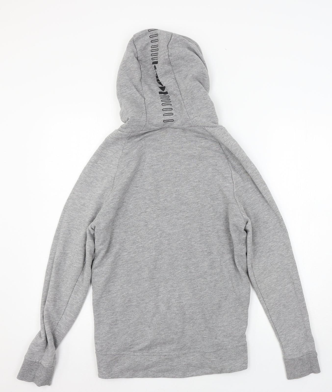 NEXT Boys Grey Geometric Jersey Pullover Hoodie Size 14 Years  - Uploading