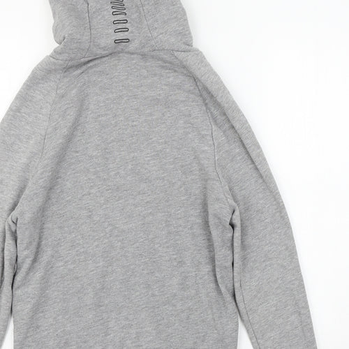 NEXT Boys Grey Geometric Jersey Pullover Hoodie Size 14 Years  - Uploading