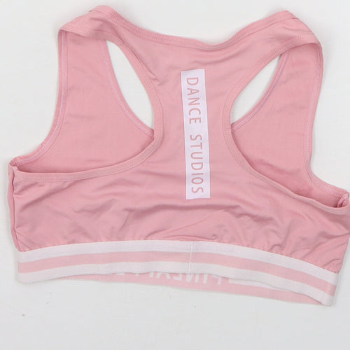 Pineapple Girls Pink  Jersey Basic Tank Size 12-13 Years  - Sports Bra