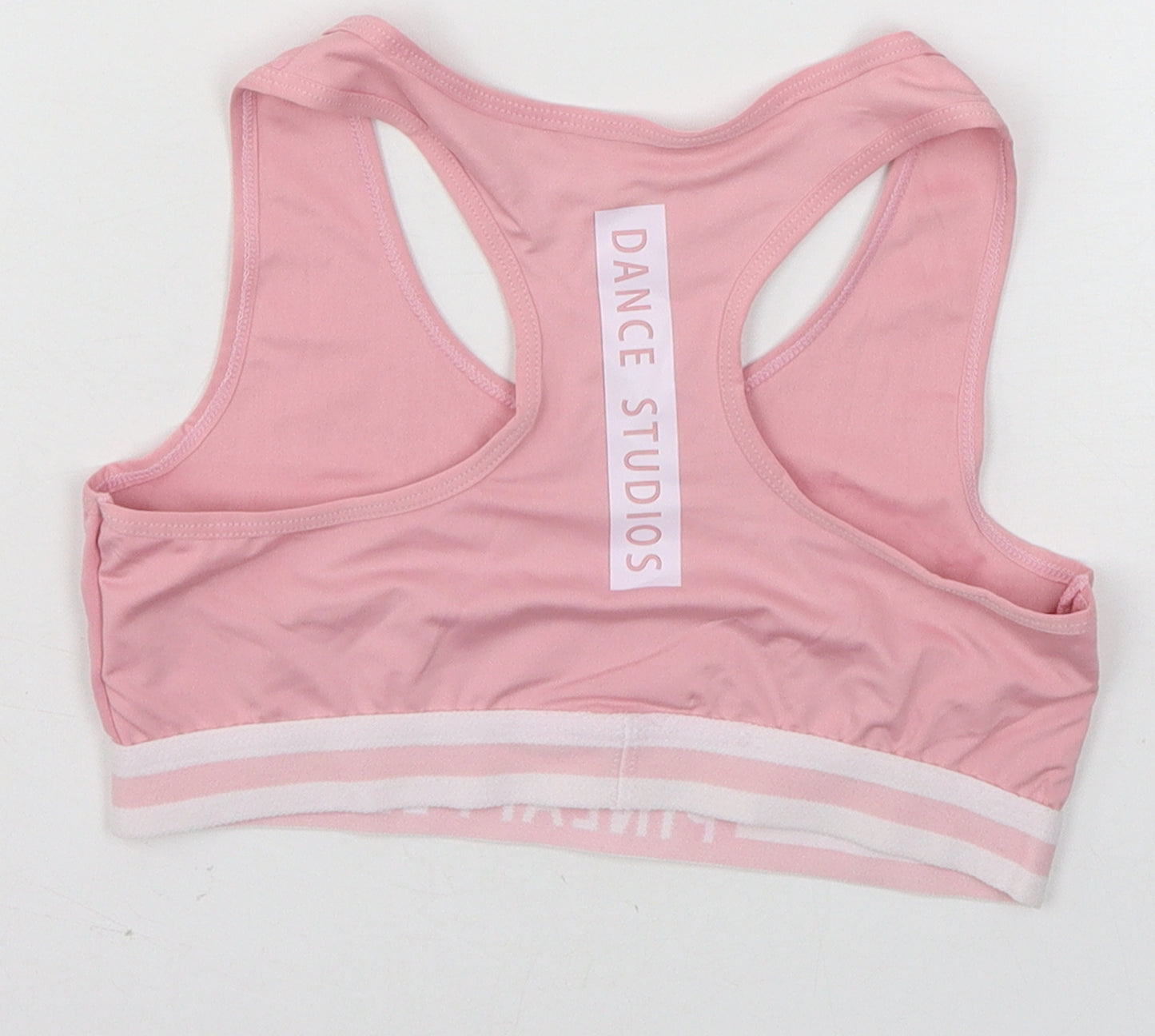 Pineapple Girls Pink  Jersey Basic Tank Size 12-13 Years  - Sports Bra