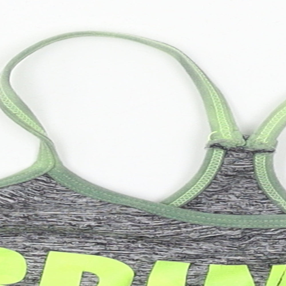 IQ Athletic Womens Grey  Jersey Basic Tank Size L  - bring it