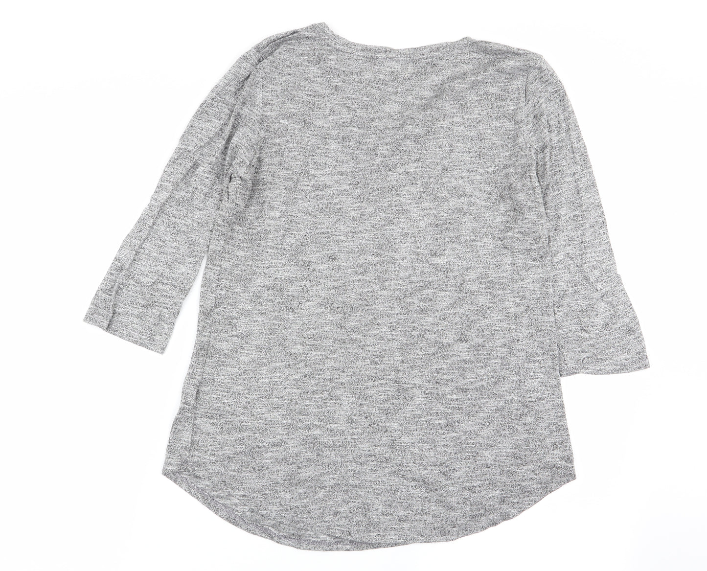 Papaya Womens Grey   Basic T-Shirt Size 12