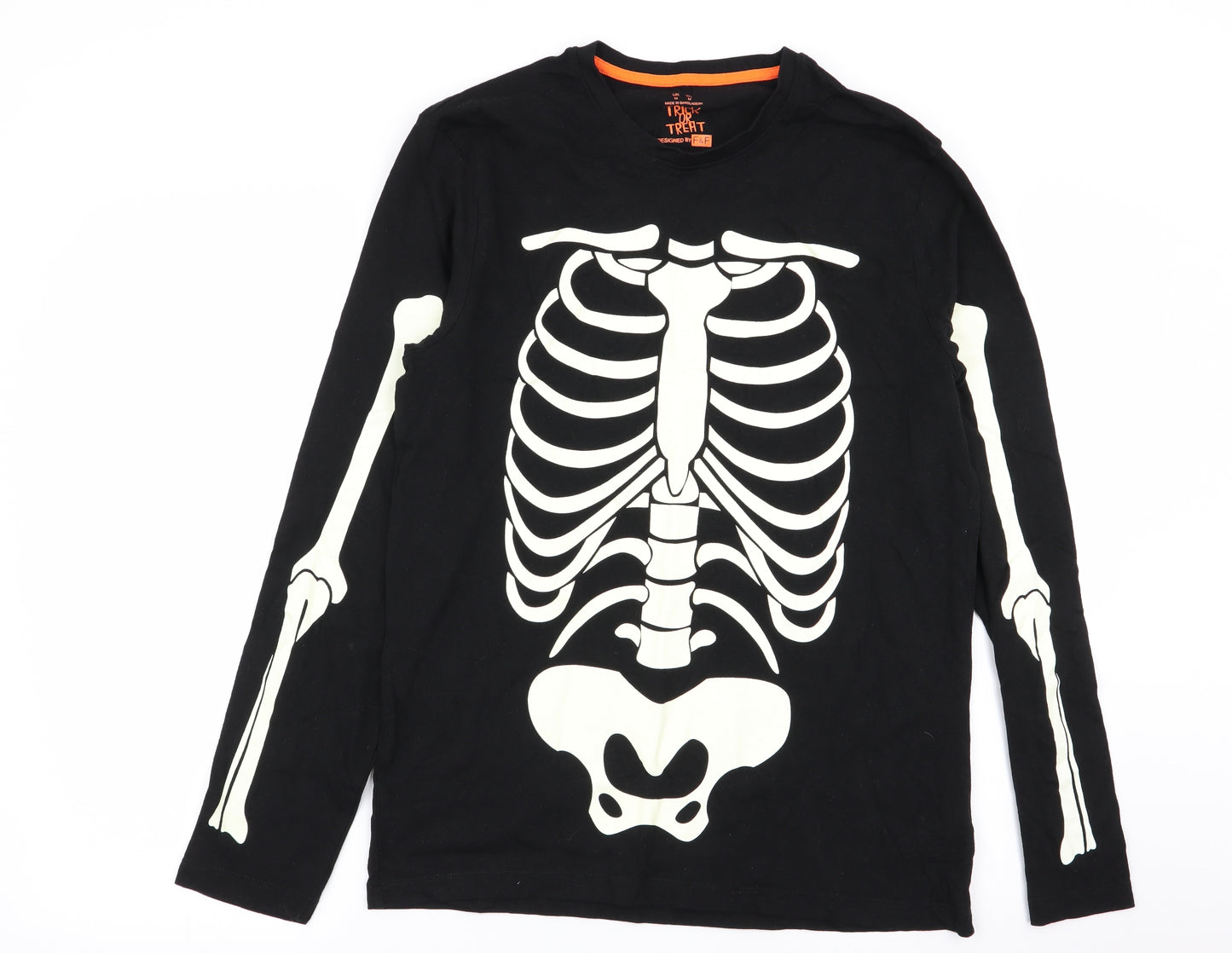 F&F Mens Black    T-Shirt Size M