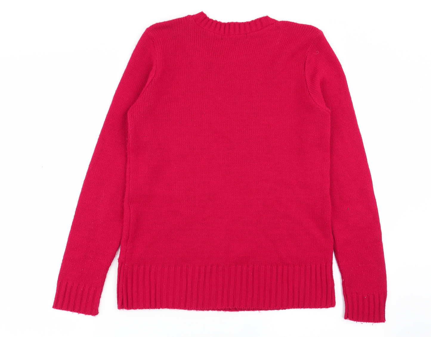 Avenue Womens Red   Pullover Jumper Size S  - christmas
