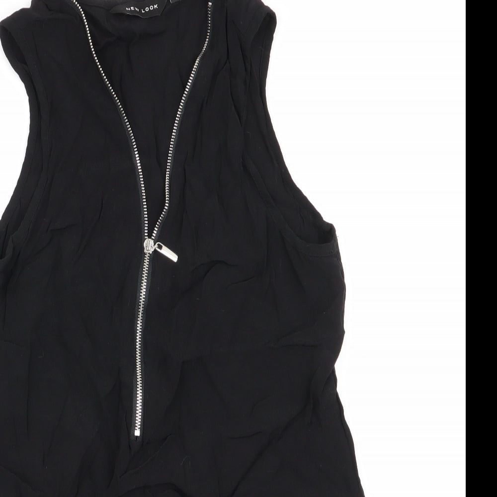 New Look Womens Black   Basic Blouse Size 10