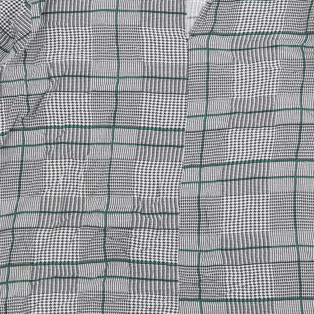 Papaya Womens Multicoloured Check  Basic Blouse Size 18