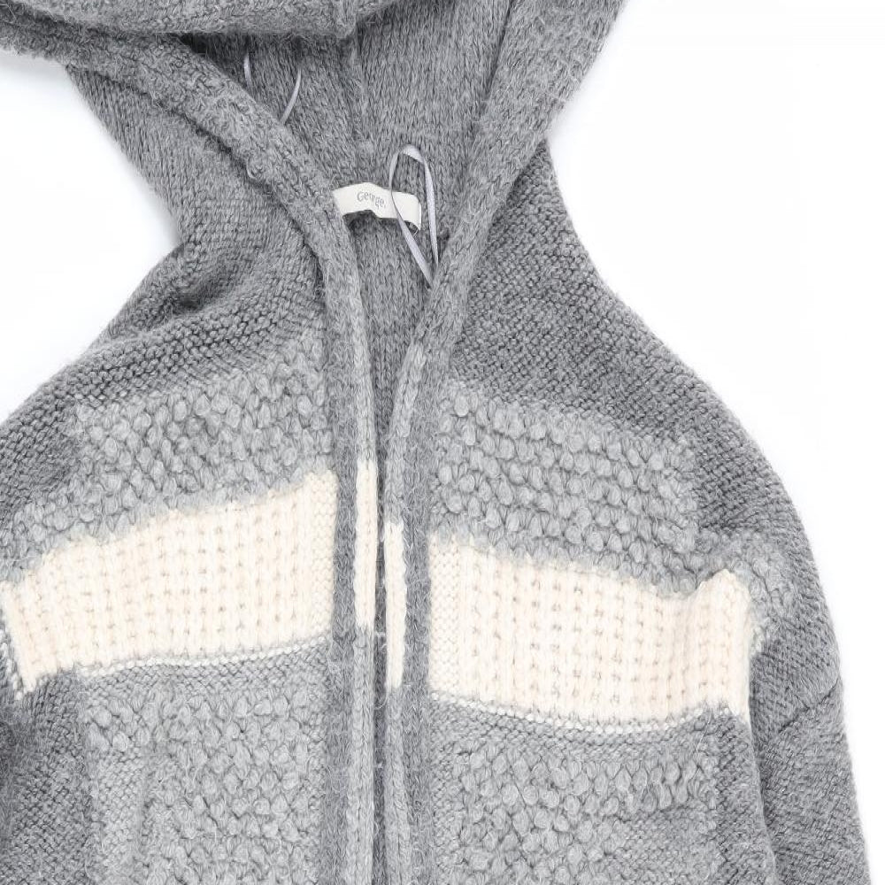 Asda George Womens Multicoloured Geometric  Cardigan Jumper Size 14