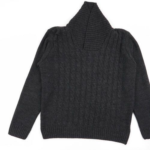 Cedar Wood State Mens Grey   Pullover Jumper Size M