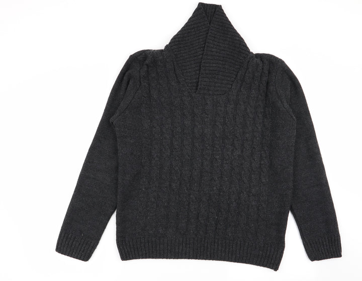 Cedar Wood State Mens Grey Pullover Jumper Size M
